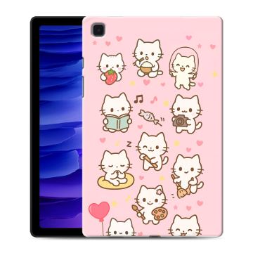 Силиконовый чехол на Samsung Galaxy Tab A7 10.4 (2020) с принтом Hello Kitty Хелоу Кити