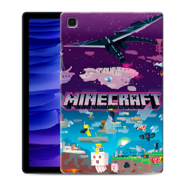 Силиконовый чехол на Samsung Galaxy Tab A7 10.4 (2020) с принтом Майнкрафт Minecraft