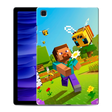 Силиконовый чехол на Samsung Galaxy Tab A7 10.4 (2020) с принтом Майнкрафт Minecraft