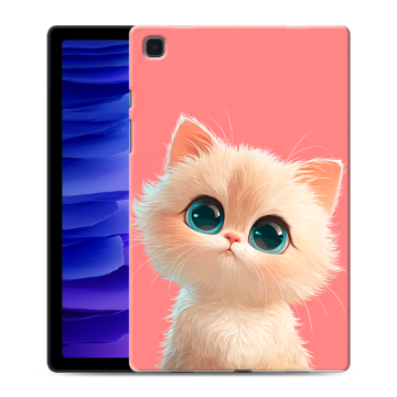 Силиконовый чехол на Samsung Galaxy Tab A7 10.4 (2020) с принтом Розовый котенок Силиконовый чехол на Samsung Galaxy Tab A7 10.4 (2020) с принтом Розовый котенок