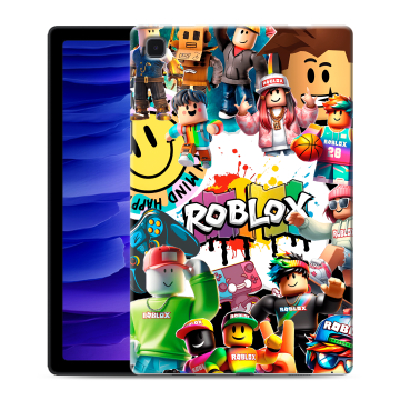 Силиконовый чехол на Samsung Galaxy Tab A7 10.4 (2020) с принтом Roblox Роблокс