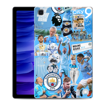 Силиконовый чехол на Samsung Galaxy Tab A7 10.4 (2020) с принтом Man City Манчестер Сити Силиконовый чехол на Samsung Galaxy Tab A7 10.4 (2020) с принтом Man City Манчестер Сити