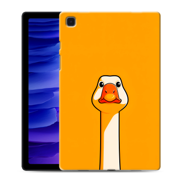 Силиконовый чехол на Samsung Galaxy Tab A7 10.4 (2020) с принтом Смешная утка Силиконовый чехол на Samsung Galaxy Tab A7 10.4 (2020) с принтом Смешная утка