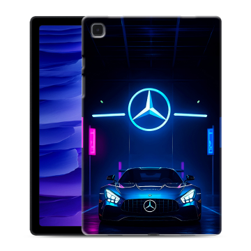 Силиконовый чехол на Samsung Galaxy Tab A7 10.4 (2020) с принтом Mercedes Мерседес