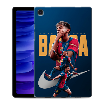 Силиконовый чехол на Samsung Galaxy Tab A7 10.4 (2020) с принтом Барселона Barca Yamal 