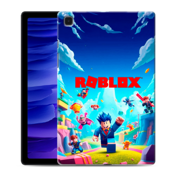Силиконовый чехол на Samsung Galaxy Tab A7 10.4 (2020) с принтом Roblox Роблокс