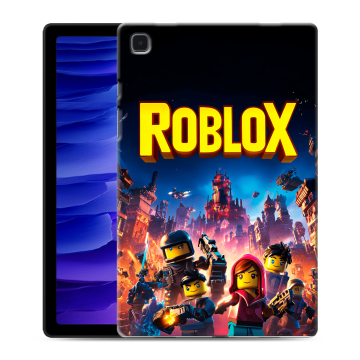 Силиконовый чехол на Samsung Galaxy Tab A7 10.4 (2020) с принтом Roblox Роблокс