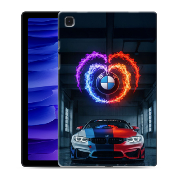 Силиконовый чехол на Samsung Galaxy Tab A7 10.4 (2020) с принтом BMW БМВ