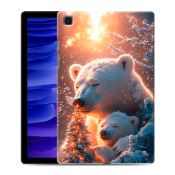 Силиконовый чехол на Samsung Galaxy Tab A7 10.4 (2020) с принтом Новый год