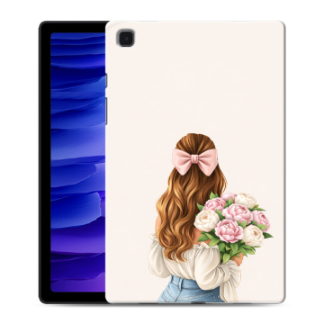 Силиконовый чехол на Samsung Galaxy Tab A7 10.4 (2020) с принтом женский