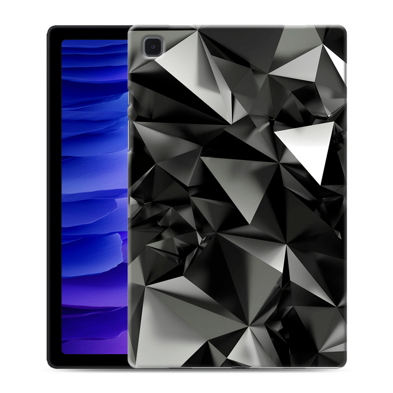 Силиконовый чехол на Samsung Galaxy Tab A7 10.4 (2020) с принтом Черные кристаллы Силиконовый чехол на Samsung Galaxy Tab A7 10.4 (2020) с принтом Черные кристаллы