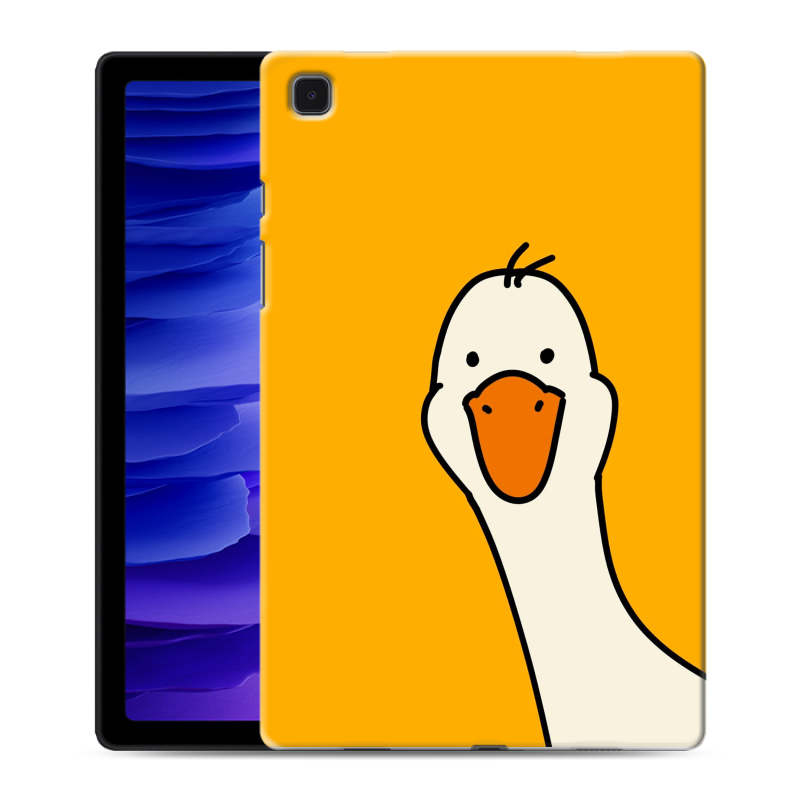 Силиконовый противоударный чехол на Samsung Galaxy Tab A7 10.4 (2020) с принтом Утка Силиконовый противоударный чехол на Samsung Galaxy Tab A7 10.4 (2020) с принтом Утка