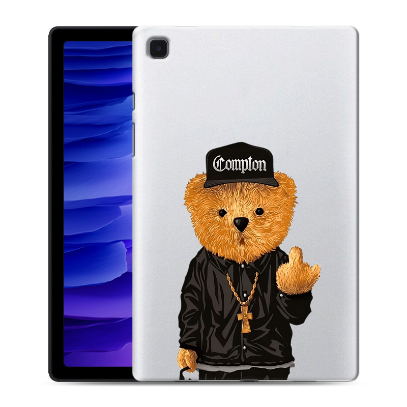Силиконовый противоударный чехол на Samsung Galaxy Tab A7 10.4 (2020) с принтом Плюшевый медведь Силиконовый противоударный чехол на Samsung Galaxy Tab A7 10.4 (2020) с принтом Плюшевый медведь