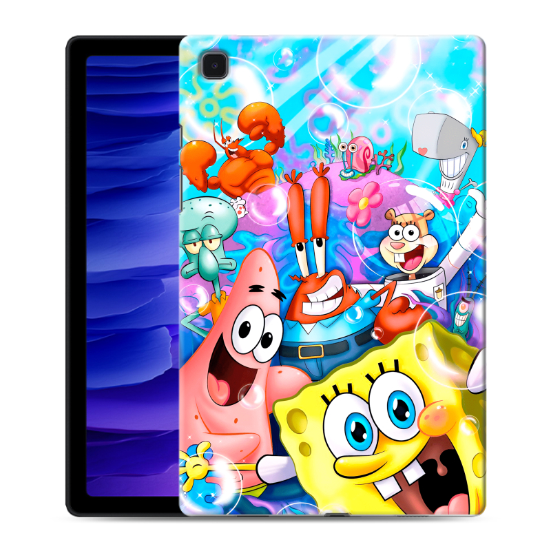 Силиконовый чехол на Samsung Galaxy Tab A7 10.4 (2020) с принтом спанчбоб спанч боб Силиконовый чехол на Samsung Galaxy Tab A7 10.4 (2020) с принтом спанчбоб спанч боб