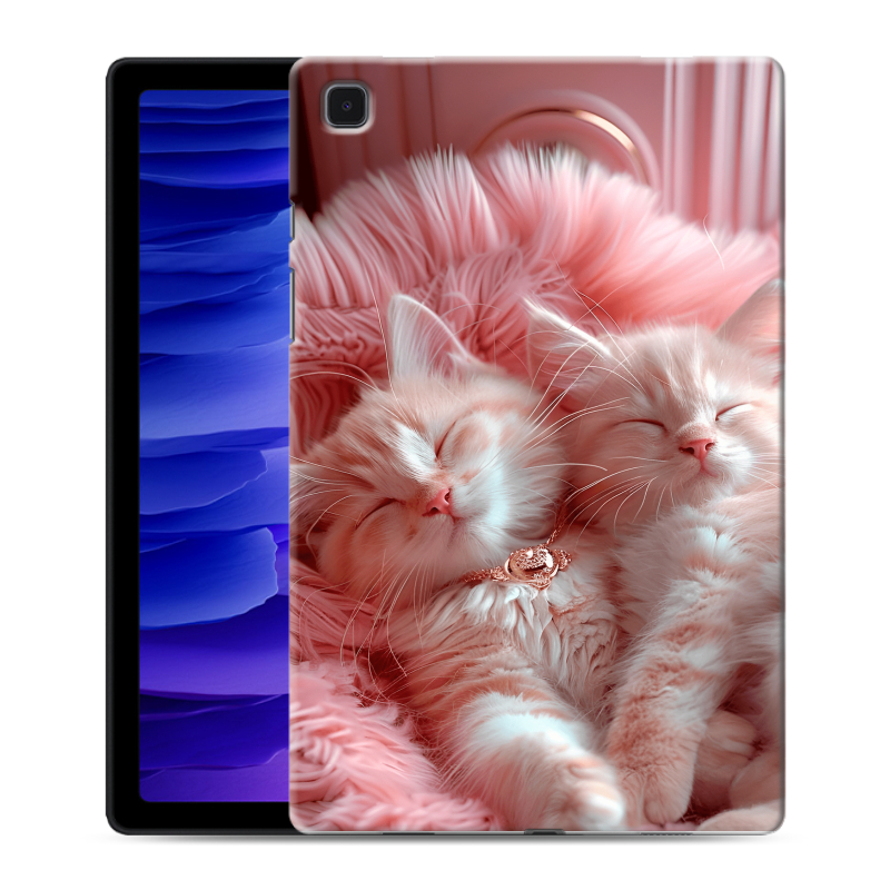 Силиконовый чехол на Samsung Galaxy Tab A7 10.4 (2020) с принтом котята котики Силиконовый чехол на Samsung Galaxy Tab A7 10.4 (2020) с принтом котята котики