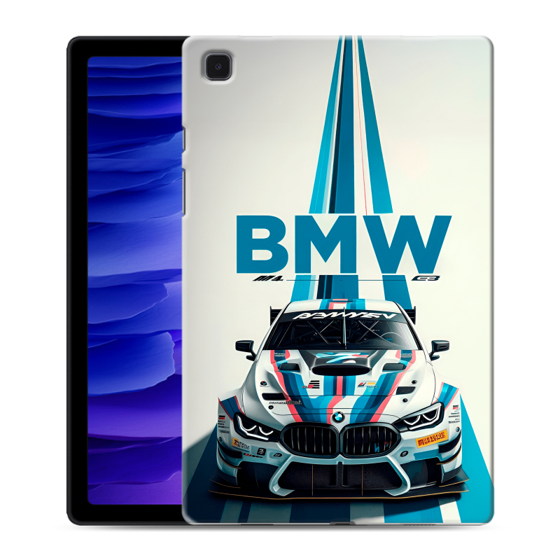 Силиконовый противоударный чехол на Samsung Galaxy Tab A7 10.4 (2020) с принтом БМВ BMW Силиконовый противоударный чехол на Samsung Galaxy Tab A7 10.4 (2020) с принтом БМВ BMW
