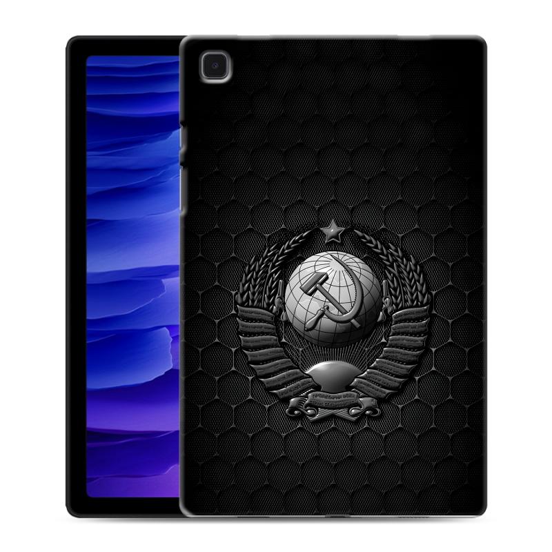 Силиконовый чехол на планшета Samsung Galaxy Tab A7 10.4 (2020) с принтом Герб Флаг СССР Силиконовый чехол на планшета Samsung Galaxy Tab A7 10.4 (2020) с принтом Герб Флаг СССР
