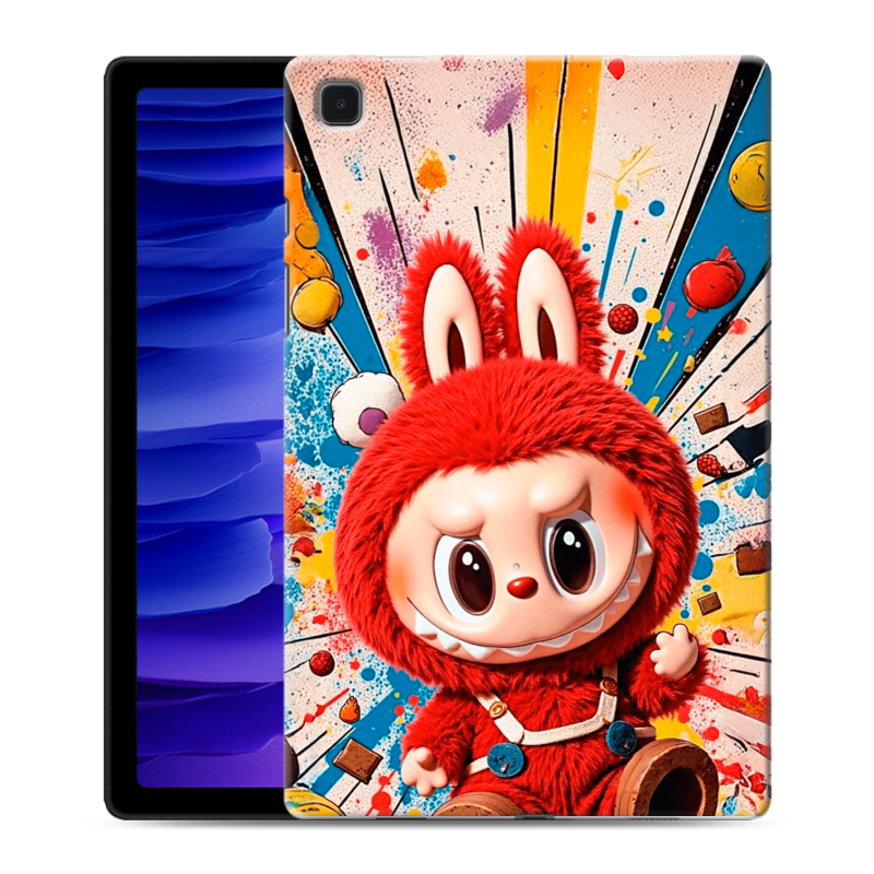 Силиконовый противоударный чехол на Samsung Galaxy Tab A7 10.4 (2020) с принтом Labubu Лабубу Силиконовый противоударный чехол на Samsung Galaxy Tab A7 10.4 (2020) с принтом Labubu Лабубу
