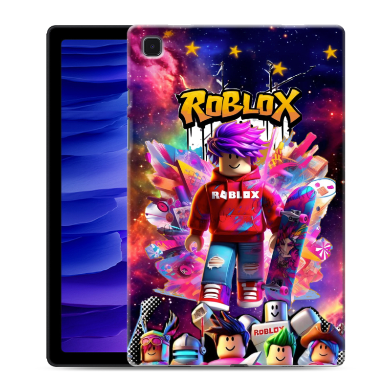 Силиконовый противоударный чехол на Samsung Galaxy Tab A7 10.4 (2020) с принтом Roblox Роблокс Силиконовый противоударный чехол на Samsung Galaxy Tab A7 10.4 (2020) с принтом Roblox Роблокс