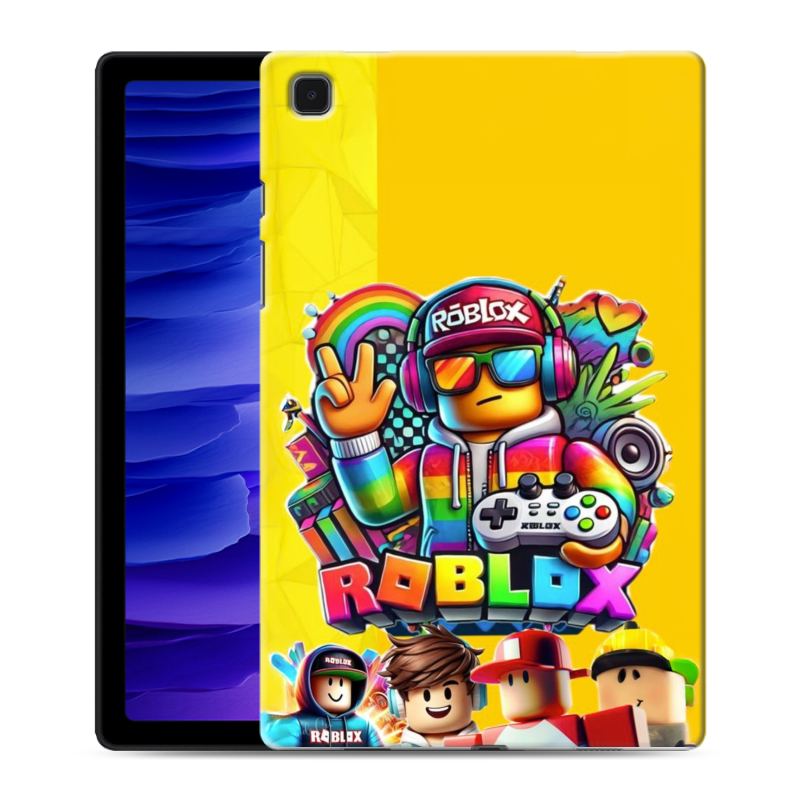 Силиконовый противоударный чехол на Samsung Galaxy Tab A7 10.4 (2020) с принтом Roblox Роблокс Силиконовый противоударный чехол на Samsung Galaxy Tab A7 10.4 (2020) с принтом Roblox Роблокс