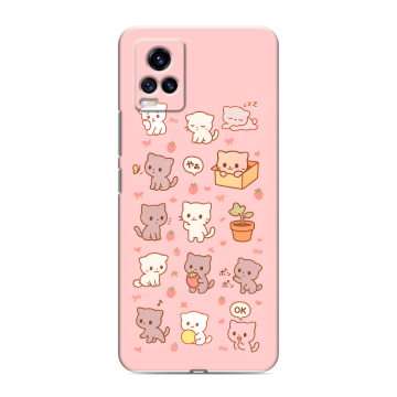 Силиконовый чехол на Vivo V20 с принтом Hello Kitty Хелоу Кити Силиконовый чехол на Vivo V20 с принтом Hello Kitty Хелоу Кити