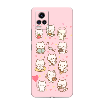 Силиконовый чехол на Vivo V20 с принтом Hello Kitty Хелоу Кити Силиконовый чехол на Vivo V20 с принтом Hello Kitty Хелоу Кити