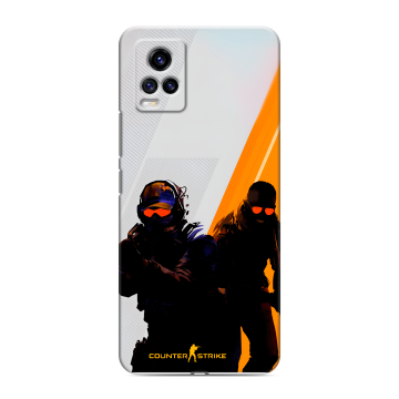 Силиконовый чехол на Vivo V20 с принтом Контер страйк Counter strike Силиконовый чехол на Vivo V20 с принтом Контер страйк Counter strike