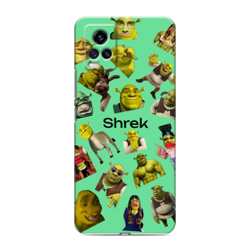 Силиконовый чехол на Vivo V20 с принтом Шрек Shrek