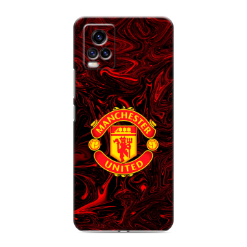 Силиконовый чехол на Vivo V20 с принтом Manchester United