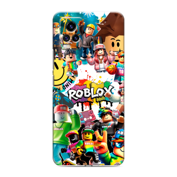 Силиконовый чехол на Vivo V20 с принтом Roblox Роблокс Силиконовый чехол на Vivo V20 с принтом Roblox Роблокс