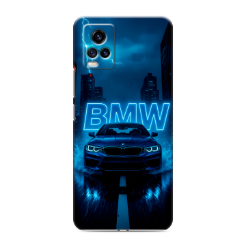 Силиконовый чехол на Vivo V20 с принтом BMW БМВ Силиконовый чехол на Vivo V20 с принтом BMW БМВ