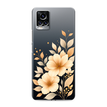 Силиконовый чехол на Vivo V20 с принтом для девушки