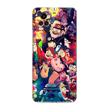 Силиконовый чехол на Vivo V20 с принтом Gravity Falls Гравити Фолз Силиконовый чехол на Vivo V20 с принтом Gravity Falls Гравити Фолз