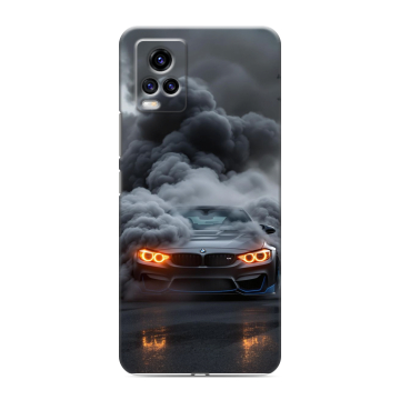 Силиконовый чехол на Vivo V20 с принтом BMW БМВ Силиконовый чехол на Vivo V20 с принтом BMW БМВ