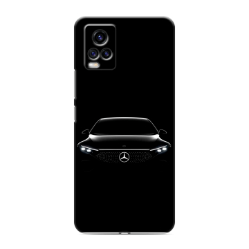 Силиконовый чехол на Vivo V20 с принтом Mercedes Мерседес Силиконовый чехол на Vivo V20 с принтом Mercedes Мерседес