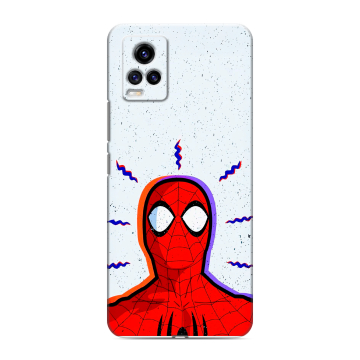 Силиконовый чехол на Vivo V20 с принтом Spiderman Человек паук