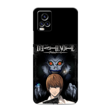 Силиконовый чехол на Vivo V20 с принтом Death note Тетрадь смерти