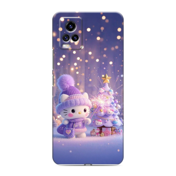 Силиконовый чехол на Vivo V20 с принтом Новый год Силиконовый чехол на Vivo V20 с принтом Новый год
