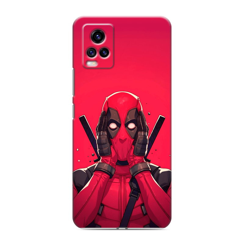 Силиконовый чехол на Vivo V20 с принтом Дедпул Deadpool Силиконовый чехол на Vivo V20 с принтом Дедпул Deadpool