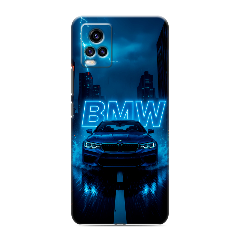 Силиконовый чехол на Vivo V20 с принтом BMW БМВ Силиконовый чехол на Vivo V20 с принтом BMW БМВ