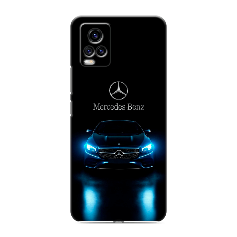 Силиконовый противоударный чехол на Vivo V20 с принтом Mercedes Мерседес Силиконовый противоударный чехол на Vivo V20 с принтом Mercedes Мерседес