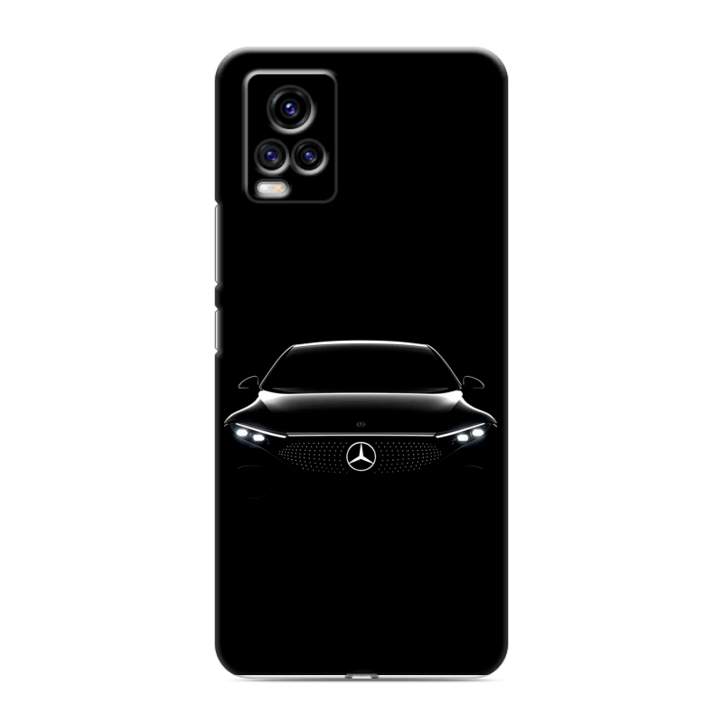 Силиконовый чехол на Vivo V20 с принтом Mercedes Мерседес Силиконовый чехол на Vivo V20 с принтом Mercedes Мерседес