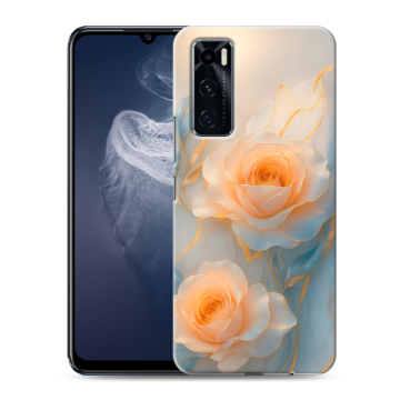 Силиконовый чехол на Vivo V20 SE с принтом Женский