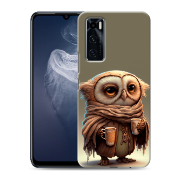 Силиконовый чехол на Vivo V20 SE с принтом Сова