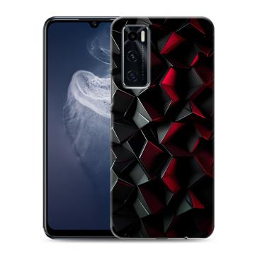 Силиконовый чехол на Vivo V20 SE с принтом Абстракция Силиконовый чехол на Vivo V20 SE с принтом Абстракция