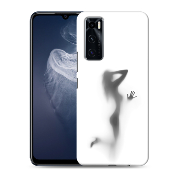 Силиконовый чехол на Vivo V20 SE с принтом Силуэт Силиконовый чехол на Vivo V20 SE с принтом Силуэт