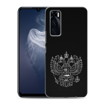 Силиконовый чехол на Vivo V20 SE с принтом Герб России Силиконовый чехол на Vivo V20 SE с принтом Герб России