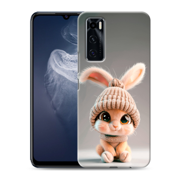 Силиконовый чехол на Vivo V20 SE с принтом Кролик
