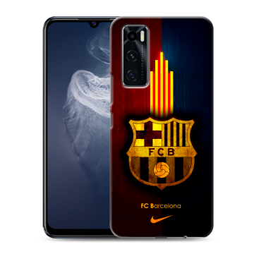 Силиконовый чехол на Vivo V20 SE с принтом Барселона Barcelona Силиконовый чехол на Vivo V20 SE с принтом Барселона Barcelona