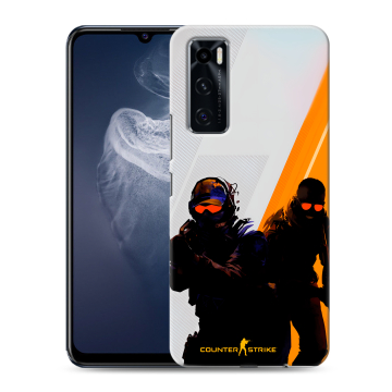 Силиконовый чехол на Vivo V20 SE с принтом Контер страйк Counter strike Силиконовый чехол на Vivo V20 SE с принтом Контер страйк Counter strike